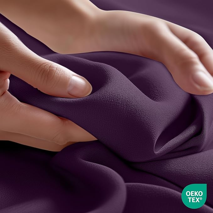 Utopia Bedding Flat Sheet - 1 Pack (Queen, Purple) - Soft Brushed Microfiber Fabric - Shrinkage & Fade Resistant Top Sheet - Easy Care Bed Sheet