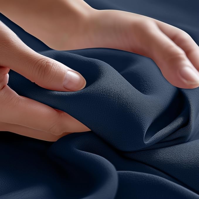Utopia Bedding Flat Sheets - Pack of 6 - Soft Brushed Microfiber Fabric - Shrinkage & Fade Resistant Top Sheets - Easy Care (Twin, Navy)