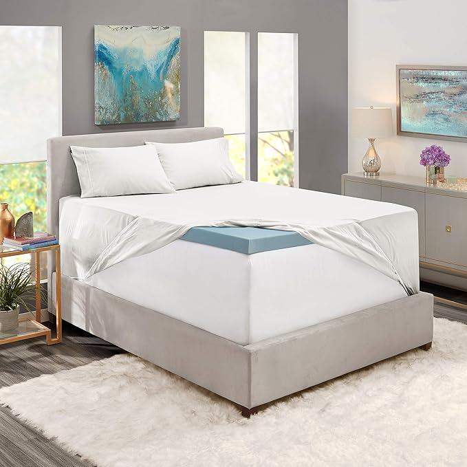 Hearth & Harbor 6Pc King Size Bed Linen Set - Extra Deep Pocket Sheets 18-24 Inches - Microfiber Sheets - White
