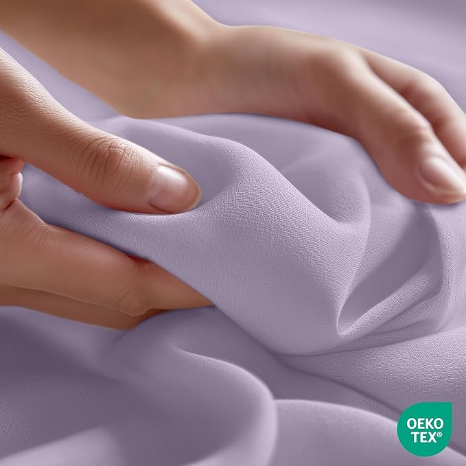 Utopia Bedding Flat Sheet - Soft Brushed Microfiber Fabric - Shrinkage & Fade Resistant Top Sheet - Easy Care - 1 Flat Sheet Only (King, Lavender)