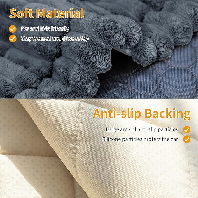 Sofa Couch Cover, Sofa Covers for Dogs Washable, Non-Slip Striped Sofa Slipcovers for Sectional Sofa, Sofa Cover Furniture Protector for L Shaped(1pc, Dark Grey, 24.8"×54")