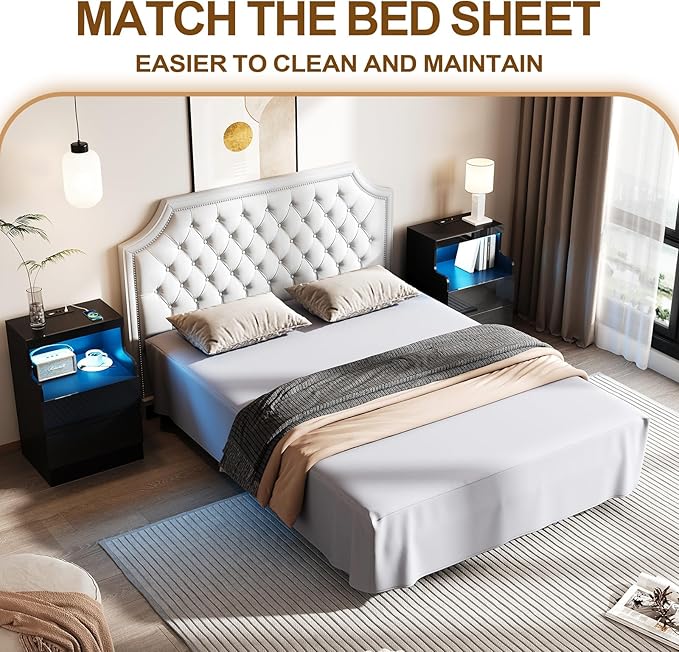 79" x 59" Full Size Folding Bed with Mattress for Adults, 5 Inch Memory Foam Mattress, Portable Foldable Rollaway Guest with Strong Metal & Wood Frame