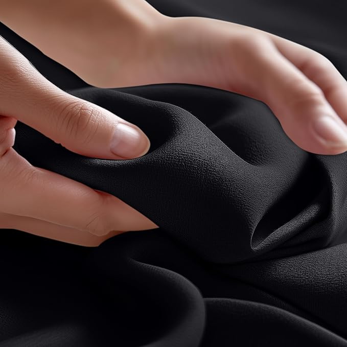 Utopia Bedding Flat Sheets - Pack of 6 - Soft Brushed Microfiber Fabric - Shrinkage & Fade Resistant Top Sheets - Easy Care (King, Black)