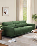 Amada 89" Sofa, 3 Seater Sofa Couch for Living Room, Modern Sofa with Deep Seats & Wide Armrests, Comfy Couch with Removable Washable Covers & Linen Fabric, Easy Assembly