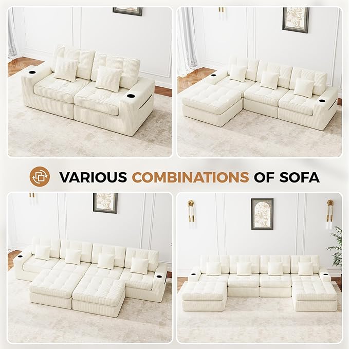 80" Boneless Loveseat Sofa in a Box,No Assembly Required Comfy Deep Seat Cloud Couch,Modern Small Couches for Living Room, Bedroom,Apartment,Beige 1 PCS