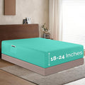 Elegant Comfort 1500 Premium Hotel Quality 18-24 Inches Deep - Extra Deep Pocket Single Fitted Sheet for High Mattress, Luxury and Softest, Smart Pocket - Wrinkle Free, California King, Paradise Teal