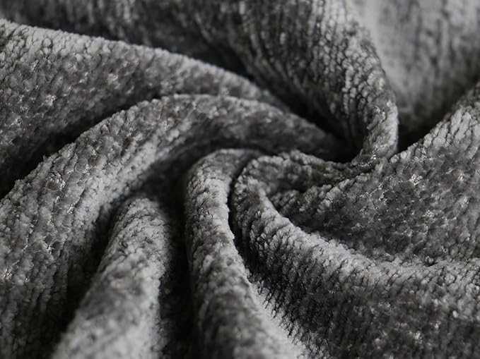 Txtin's Sleeper Sofa with Pull Out Couch Bed | 112 Inch Couches for Living Room | U-Shaped Convertible Sofa Bed | Chenille Dark Grey