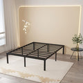 Maenizi Full Size Bed Frame No Box Spring Needed, 16 Inch Heavy Duty Metal Platform Bed Frame Full Support Up to 3000 lbs, Easy Assembly, Noise Free, Black