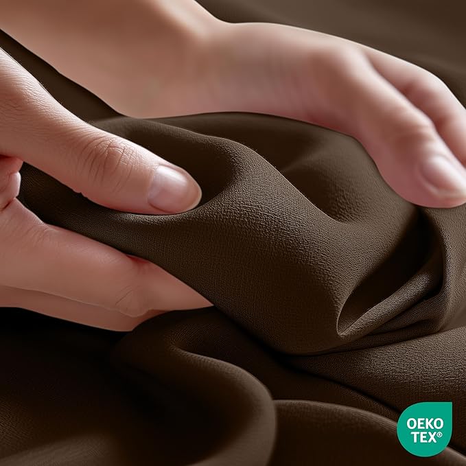 Utopia Bedding Flat Sheet - Soft Brushed Microfiber Fabric - Shrinkage & Fade Resistant Top Sheet - Easy Care - 1 Flat Sheet Only (King, Brown)