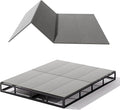 RLDVAY Bunkie Board King, Large Double Bed Support Under Mattress, Light and Thin/Breathable/Noise Minimizing Bunky Boards, Whole Bed Board Design (No Spacing), Low Profile Bed Board