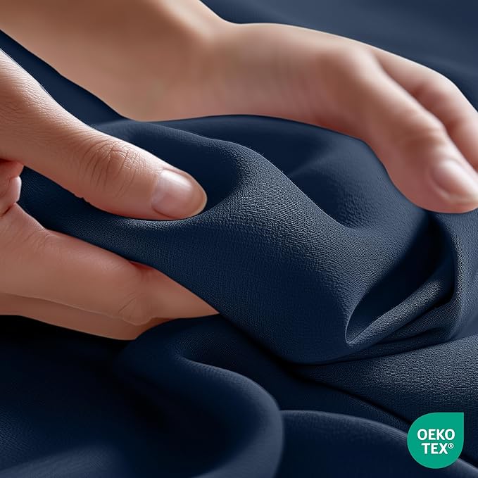 Utopia Bedding Flat Sheet - Soft Brushed Microfiber Fabric - Shrinkage & Fade Resistant Top Sheet - Easy Care - 1 Flat Sheet Only (King, Navy)
