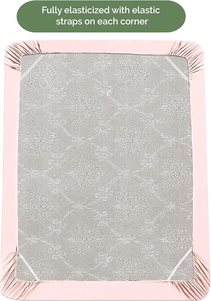 Elegant Comfort 1500 Premium Hotel Quality 18-21 Inches Deep - Extra Deep Pocket Single Fitted Sheet for High Mattress, Luxury and Softest, Smart Pocket - Wrinkle Free, Queen, Blush Pink