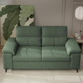 71.25" Modern Sofa Couch for Living Room, Deep Seat Sofas with 8”Cushion, Comfy 2-Seater Chenille Loveseat with Convertible Armrest, Removable Sofa Cover, High Leg(Green)