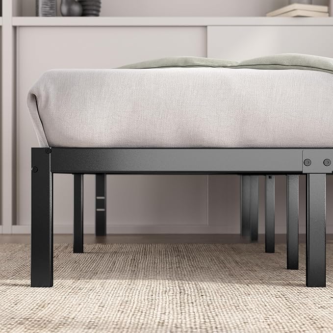 Zinus 14 Inch Elias Metal Platform Bed Frame, Steel Support, No Box Spring Needed, Easy Assembly, Full
