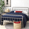 Zinus Florence Metal Platform Bed Frame, Mattress Foundation, No Box Spring Needed, Easy Assembly, Grey, King