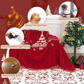 MYSKY HOME Couch Covers Couch Cover for Dogs Washable Couch Covers for Sectional Sofa Sofa Covers for 3 Cushion Couch Sofa Cover for Living Room Furniture Protector for Pets, Kids, 71"x134", Red