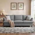 3 Seater Corduroy Couch, Comfy Couch with Deep Seat, Modern Sofa Couch for Living Room, Office, Bedroom, Apartment | Breathable material, Pet - friendly, Strong support