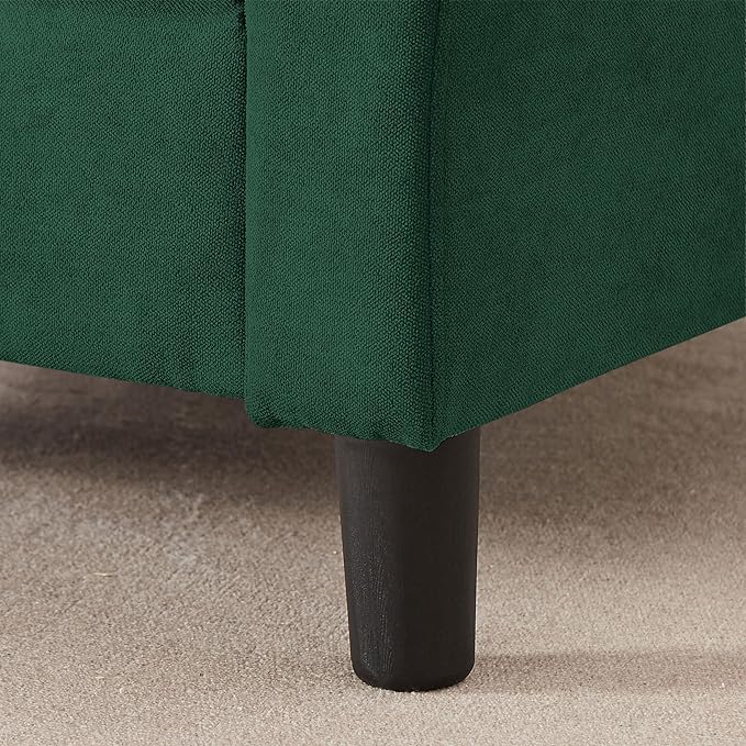 Accent Chair for Living Room, 35" Reading Chairs for Bedroom Arm Chair Modern Single Sofa Comfy Chair for Apartment, Waiting Room and Office (Green, Chair)